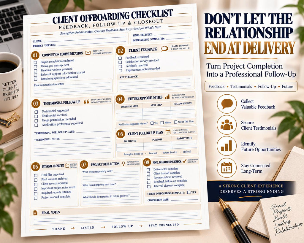 Multi-Page Client Offboarding Checklist — image 4 of 10
