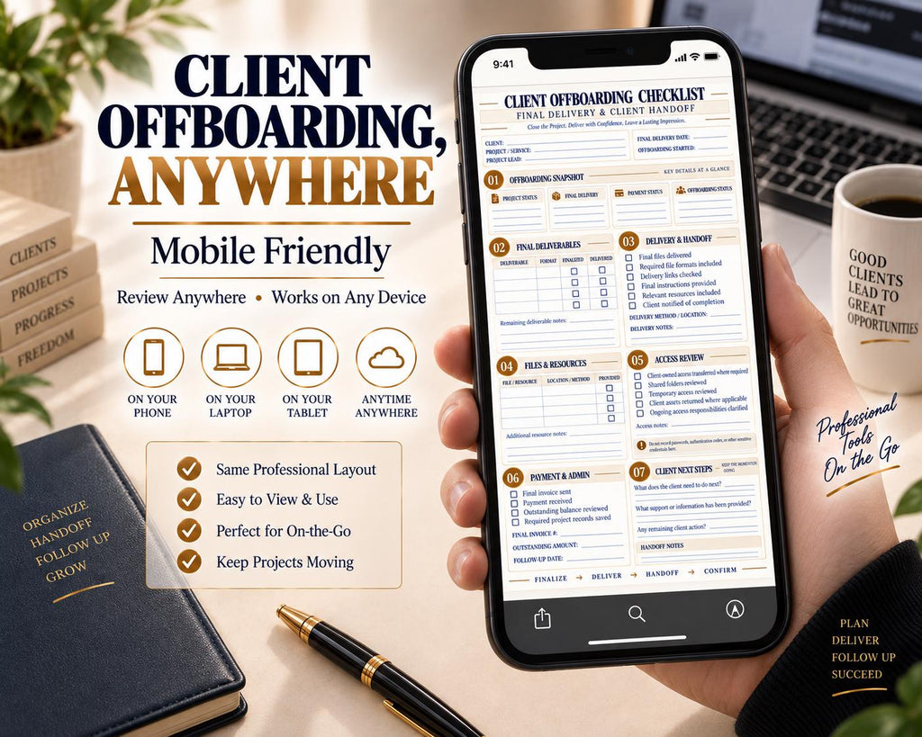 Multi-Page Client Offboarding Checklist — image 8 of 10
