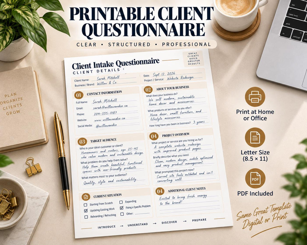 Multi-Page Client Intake Questionnaire — image 7 of 10