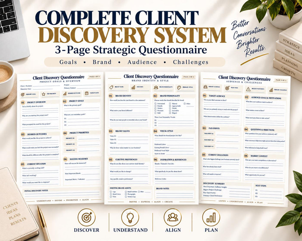 Multi-Page Client Discovery Questionnaire — image 2 of 10