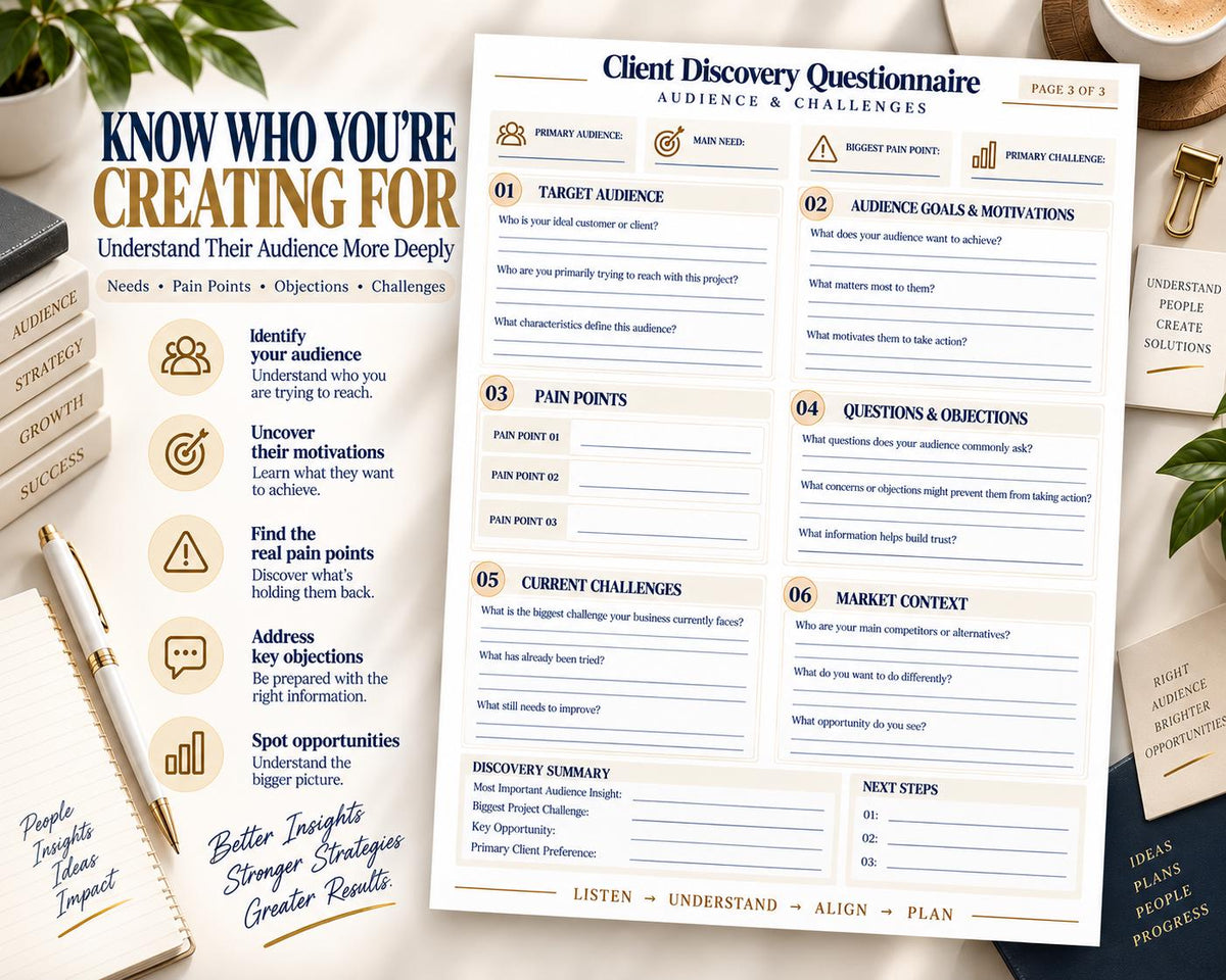 Multi-Page Client Discovery Questionnaire — image 5 of 10