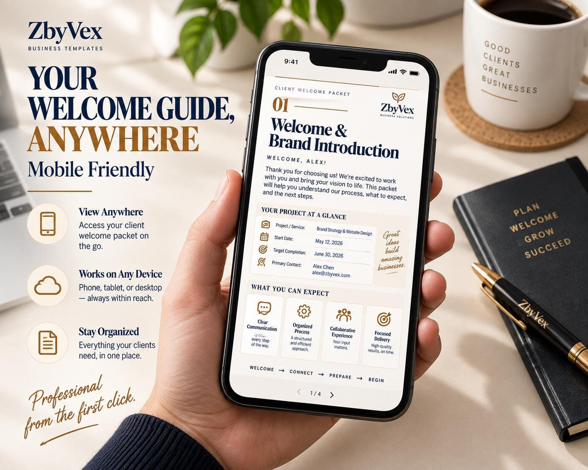Multi-Page Client Welcome Packet — image 8 of 10