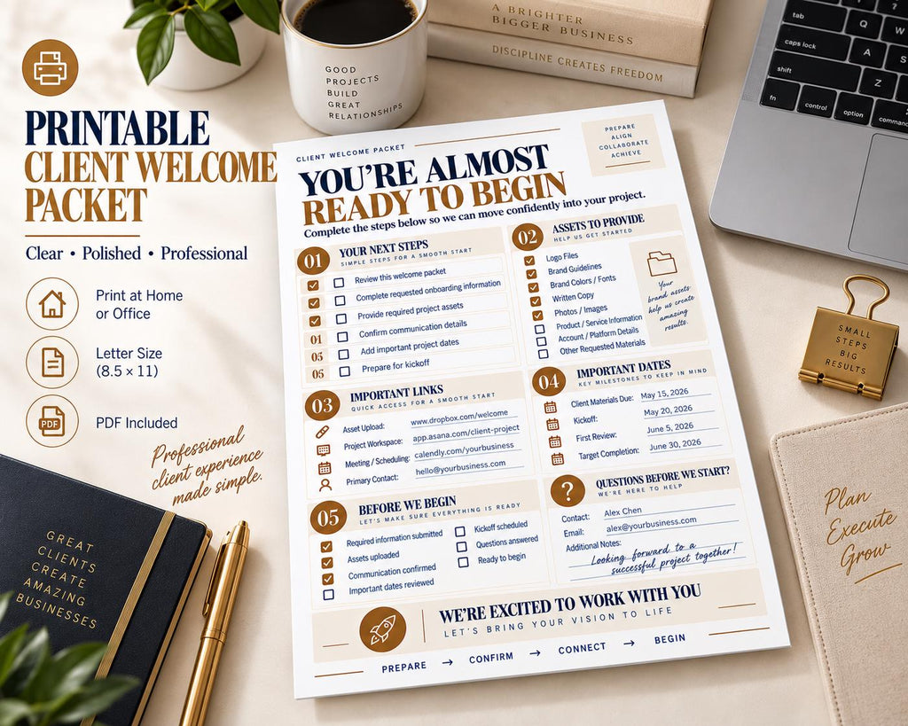 Multi-Page Client Welcome Packet — image 7 of 10