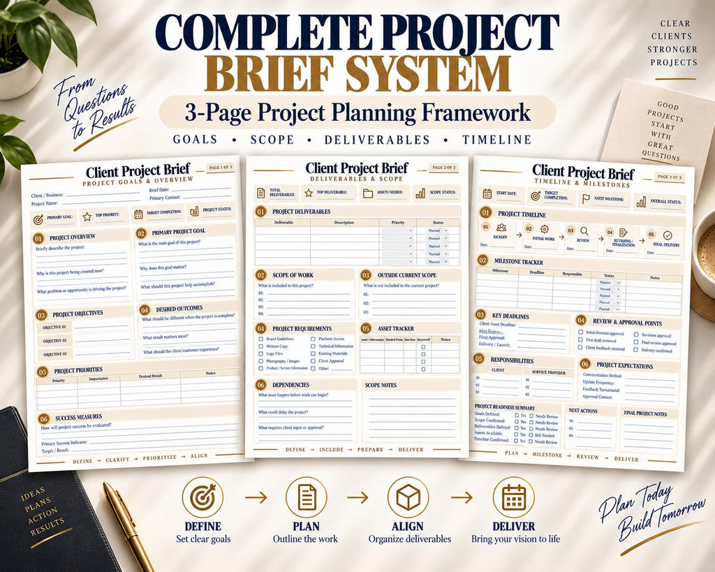 Multi-Page Client Project Brief — image 2 of 10