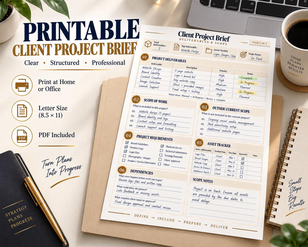 Multi-Page Client Project Brief — image 7 of 10
