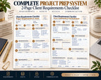 Multi-Page Client Requirements Checklist — image 2 of 10