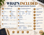 Multi-Page Client Requirements Checklist — image 10 of 10