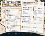 Multi-Page Client Requirements Checklist — image 3 of 10