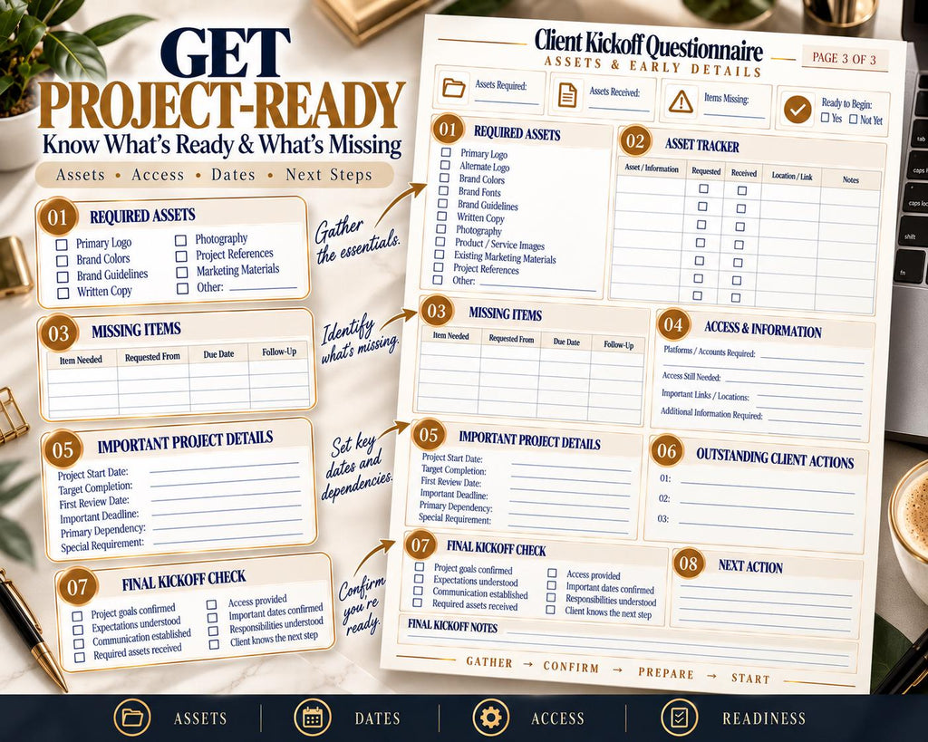 Multi-Page Client Kickoff Questionnaire — image 5 of 10