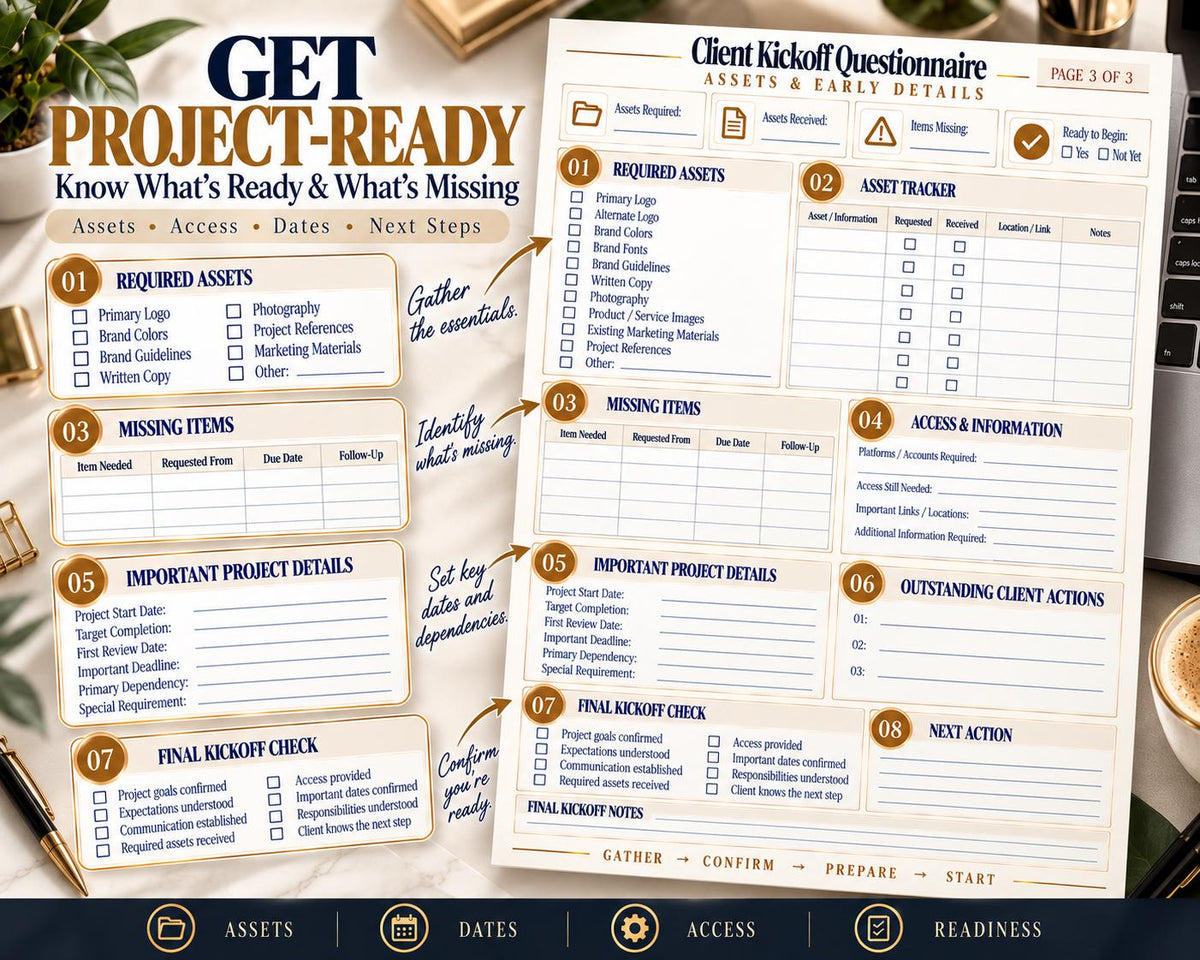Multi-Page Client Kickoff Questionnaire — image 5 of 10