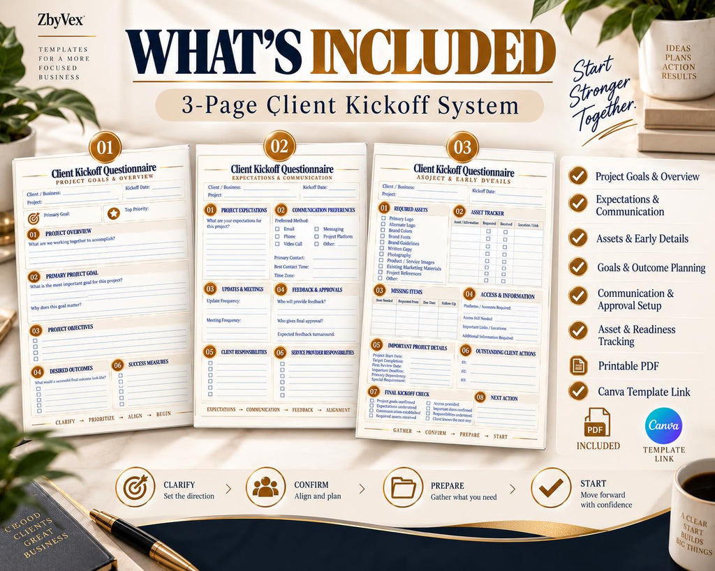 Multi-Page Client Kickoff Questionnaire — image 10 of 10