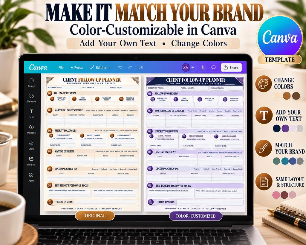 Multi-Page Client Follow-Up Planner — image 9 of 10