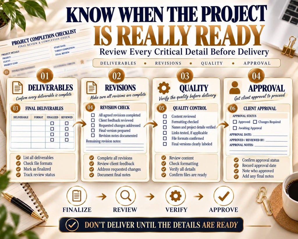 Multi-Page Project Completion Checklist — image 5 of 10