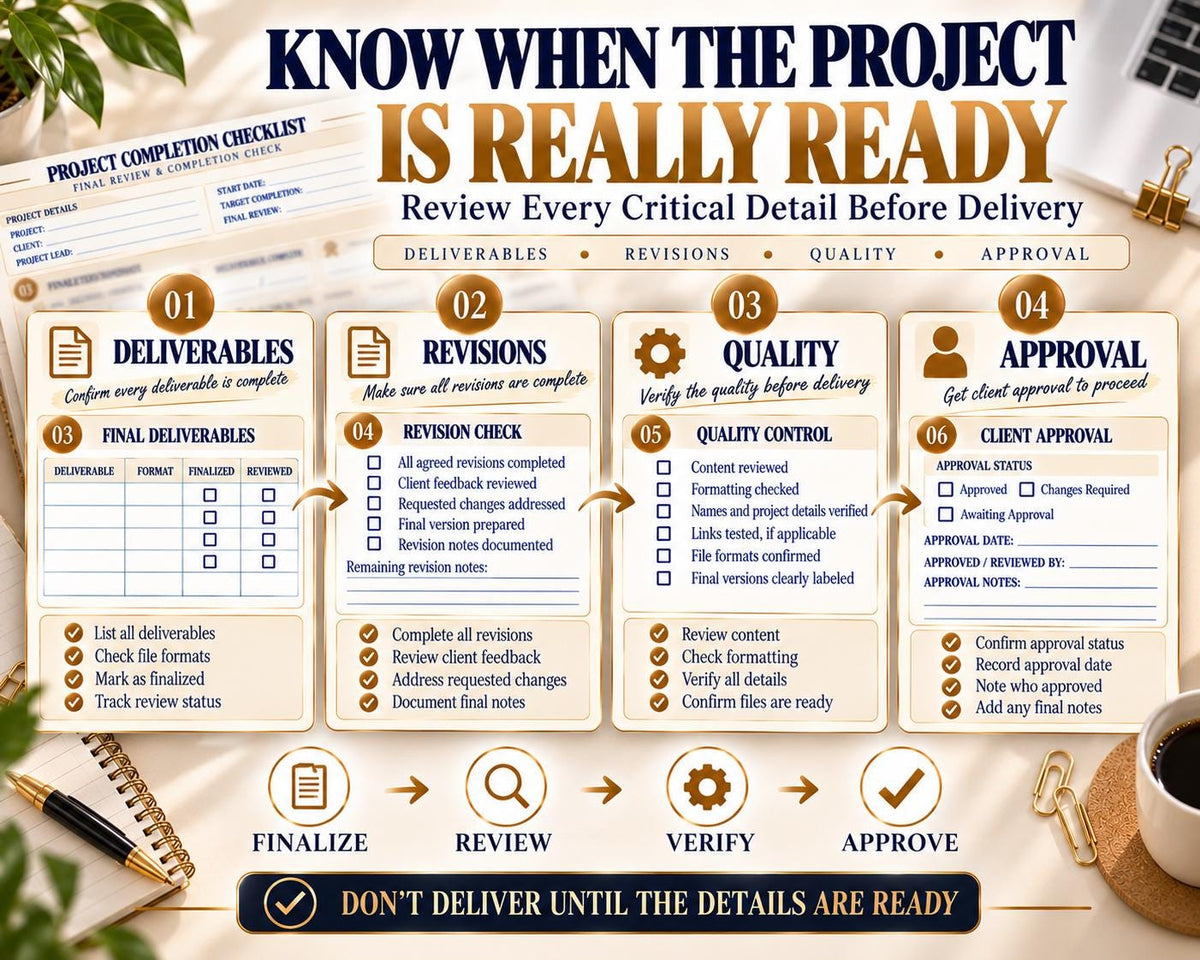 Multi-Page Project Completion Checklist — image 5 of 10