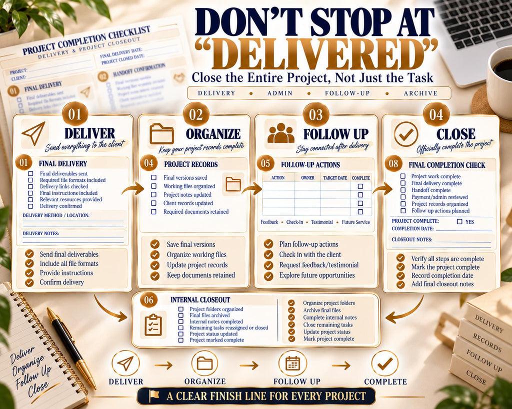Multi-Page Project Completion Checklist — image 6 of 10