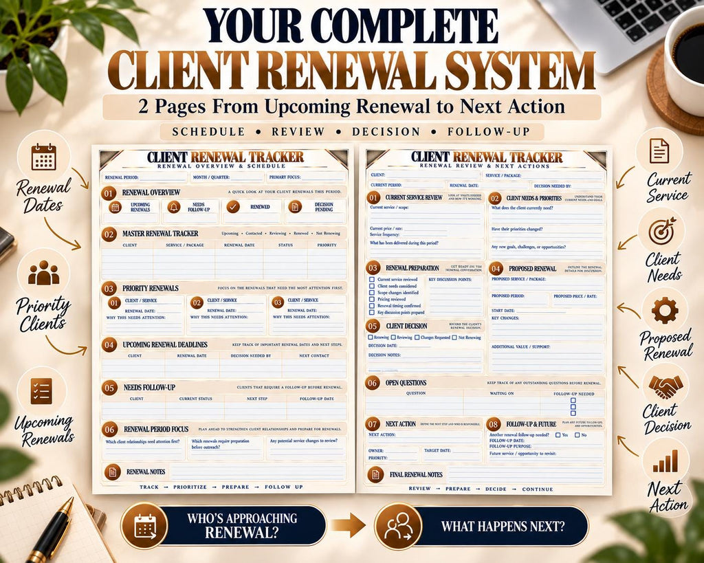 Multi-Page Client Renewal Tracker — image 2 of 10