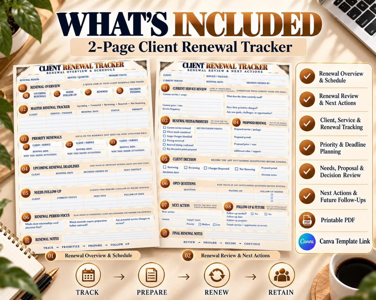 Multi-Page Client Renewal Tracker — image 10 of 10