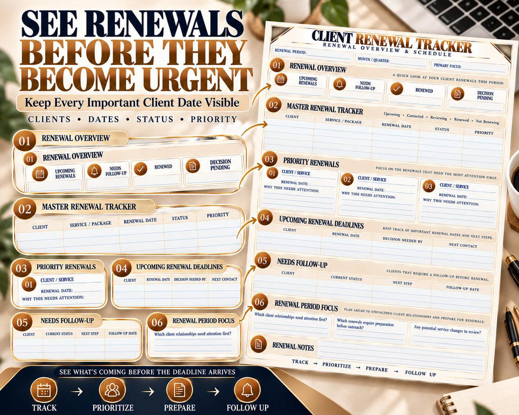 Multi-Page Client Renewal Tracker — image 3 of 10