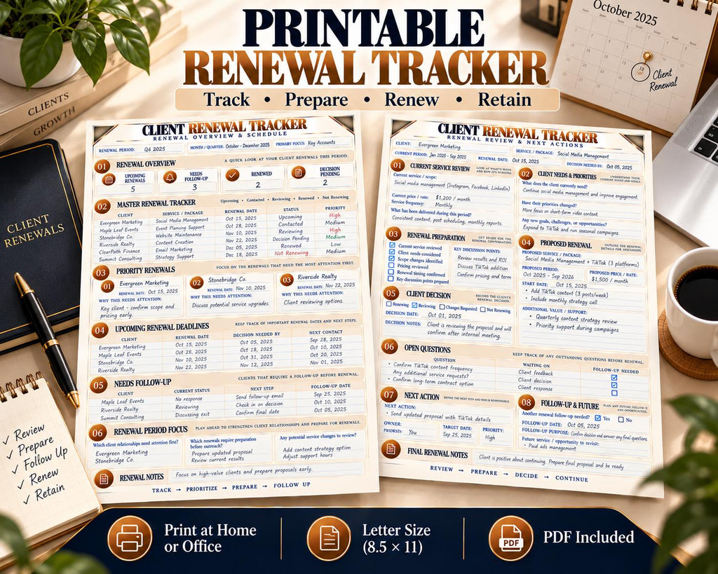 Multi-Page Client Renewal Tracker — image 7 of 10