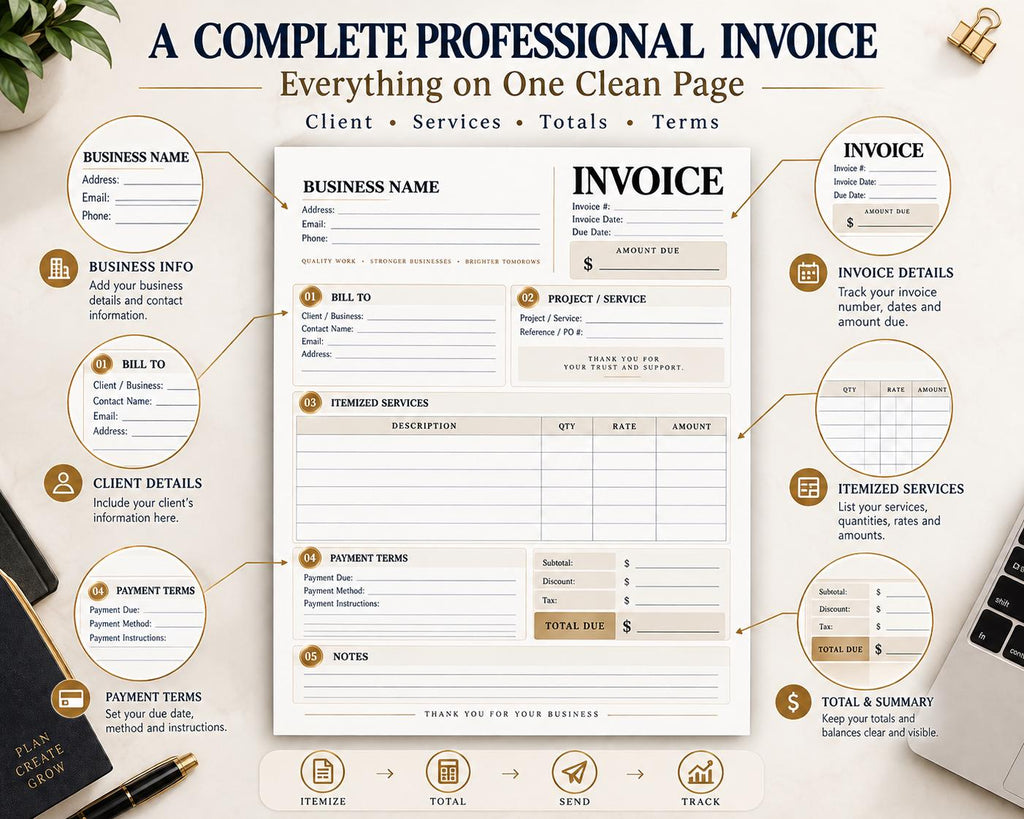 Client Invoice Template — image 2 of 10