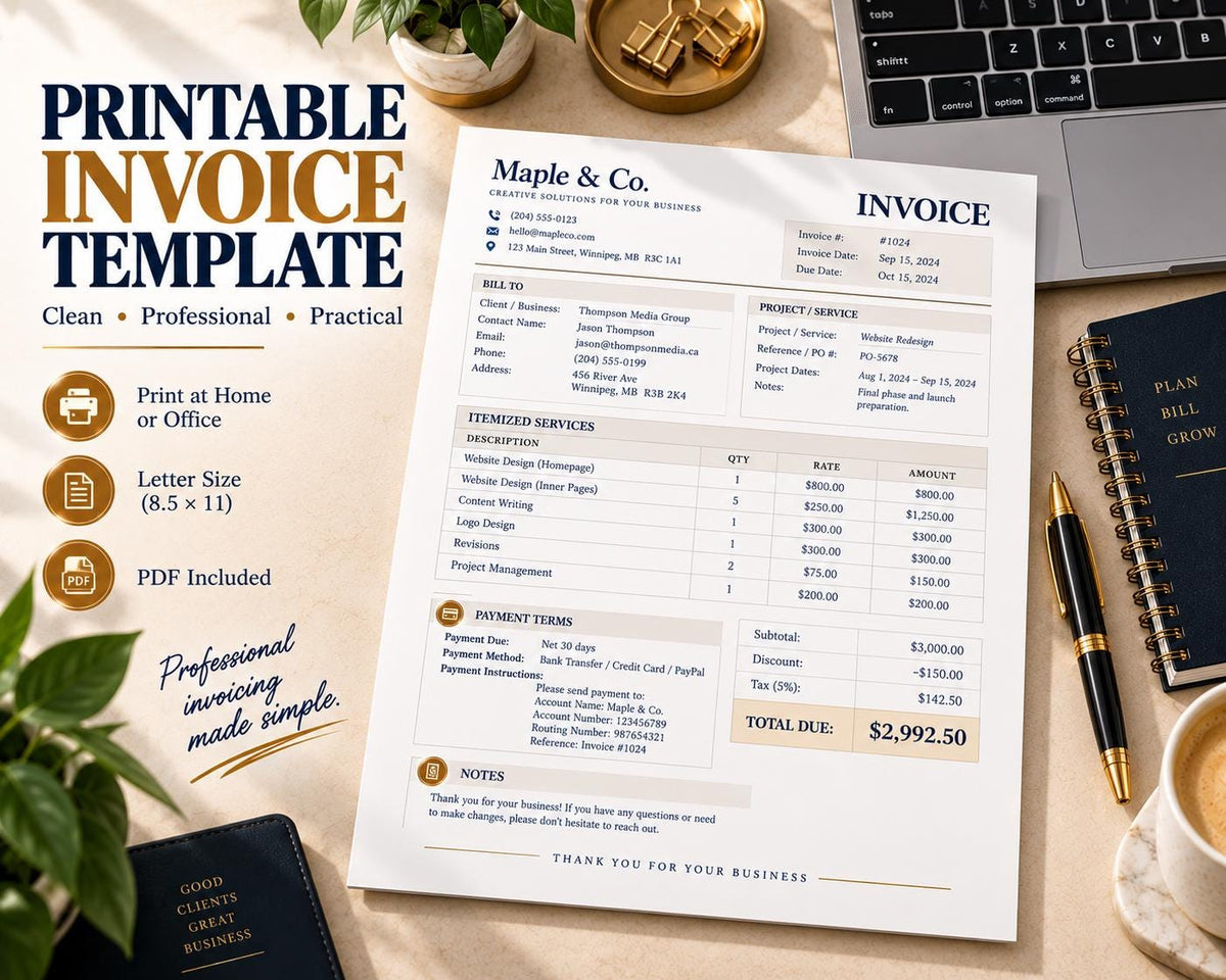 Client Invoice Template — image 7 of 10