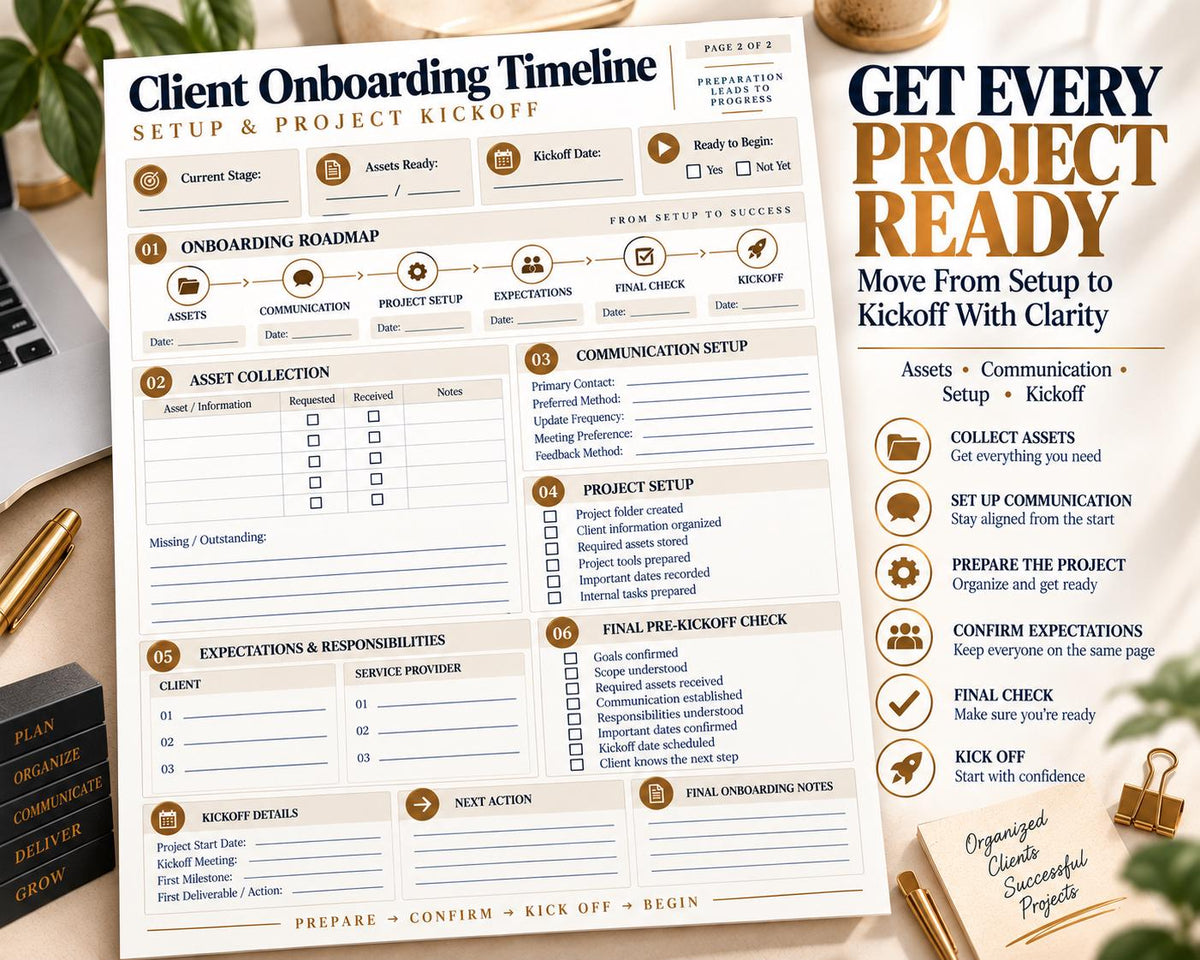 Multi-Page Client Onboarding Timeline — image 4 of 10