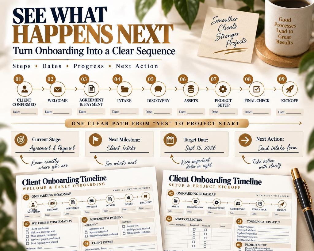 Multi-Page Client Onboarding Timeline — image 5 of 10