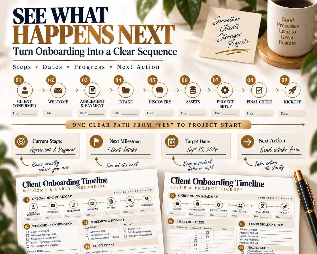 Multi-Page Client Onboarding Timeline — image 5 of 10
