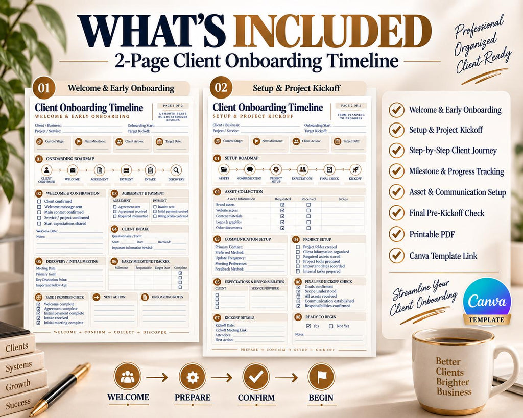 Multi-Page Client Onboarding Timeline — image 10 of 10