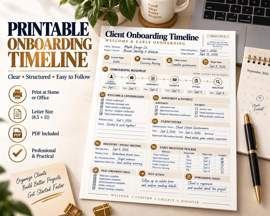 Multi-Page Client Onboarding Timeline — image 7 of 10