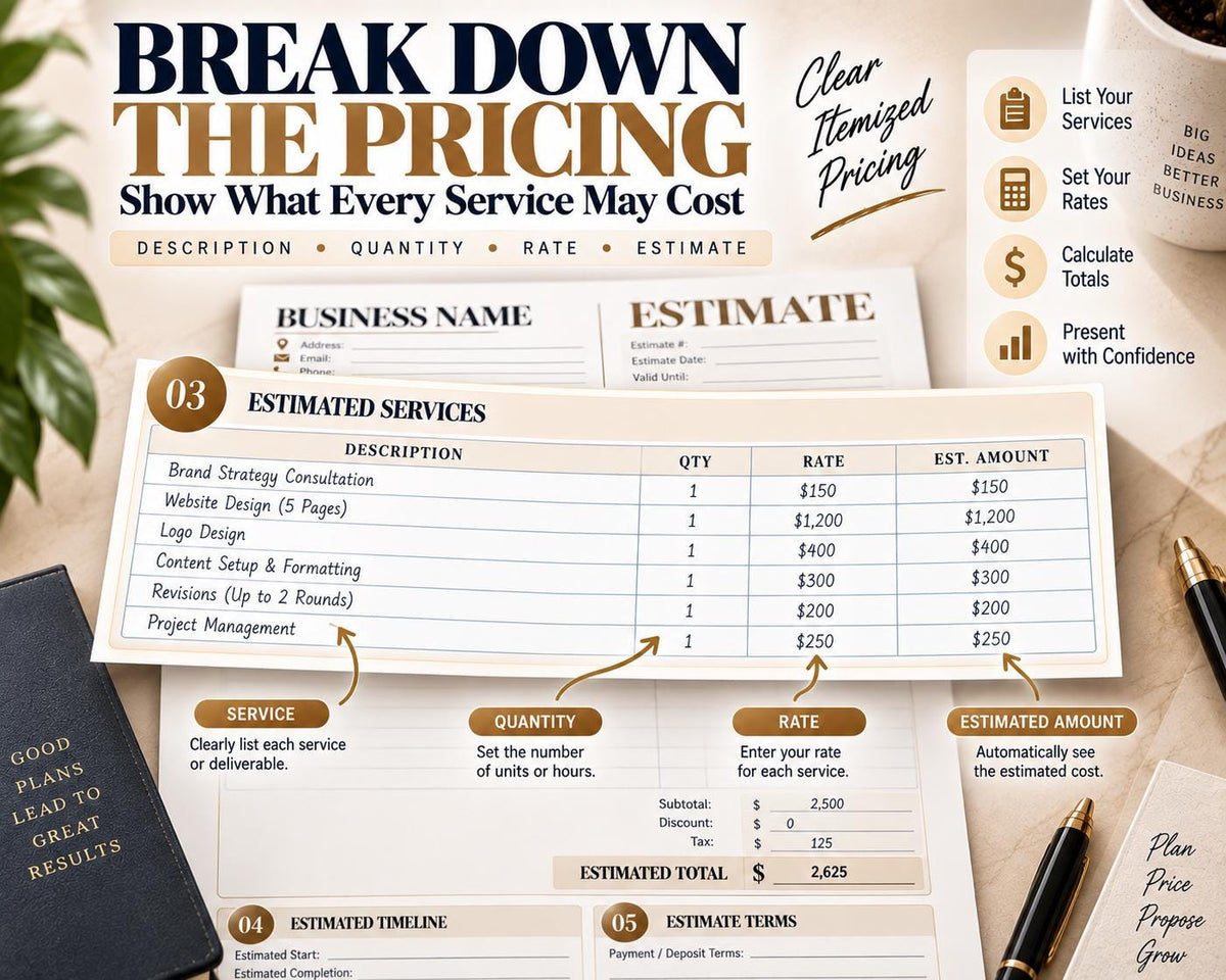 Service Estimate Template — image 3 of 10