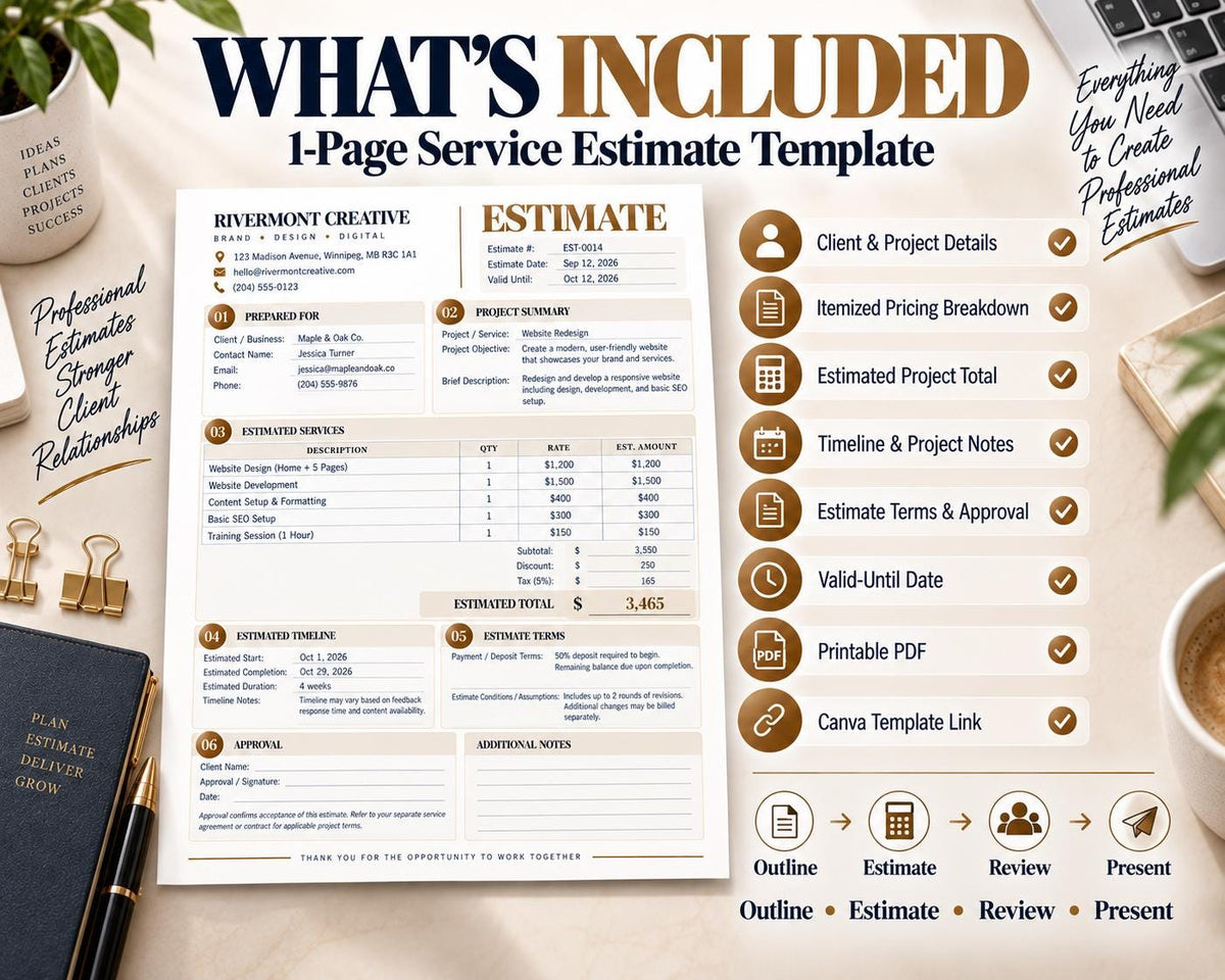 Service Estimate Template — image 10 of 10