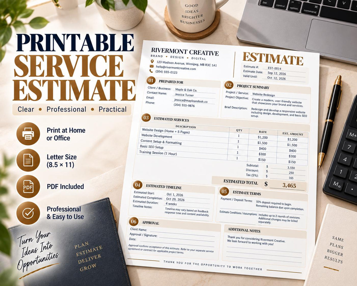 Service Estimate Template — image 7 of 10