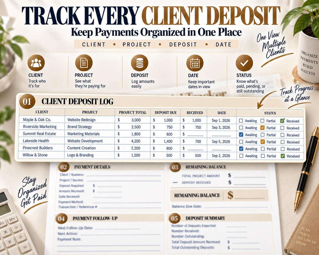 Client Deposit Tracker — image 3 of 10