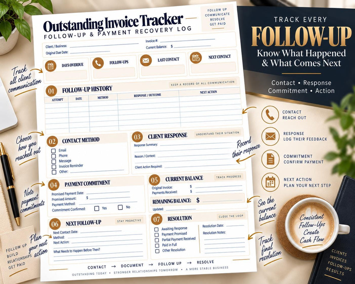 Multi-Page Outstanding Invoice Tracker — image 4 of 10