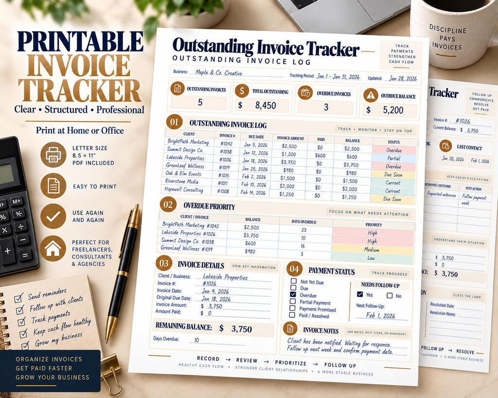 Multi-Page Outstanding Invoice Tracker — image 7 of 10