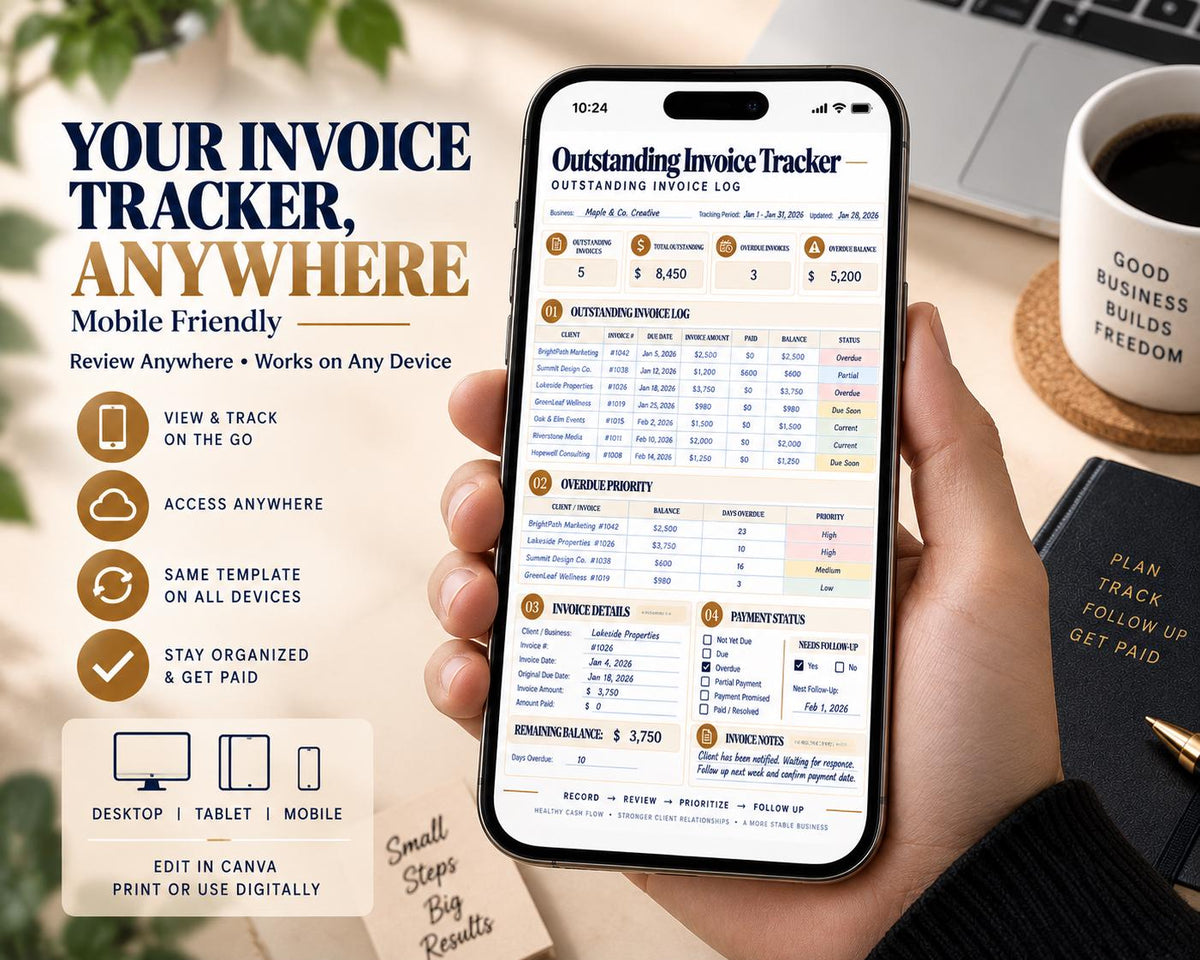 Multi-Page Outstanding Invoice Tracker — image 8 of 10