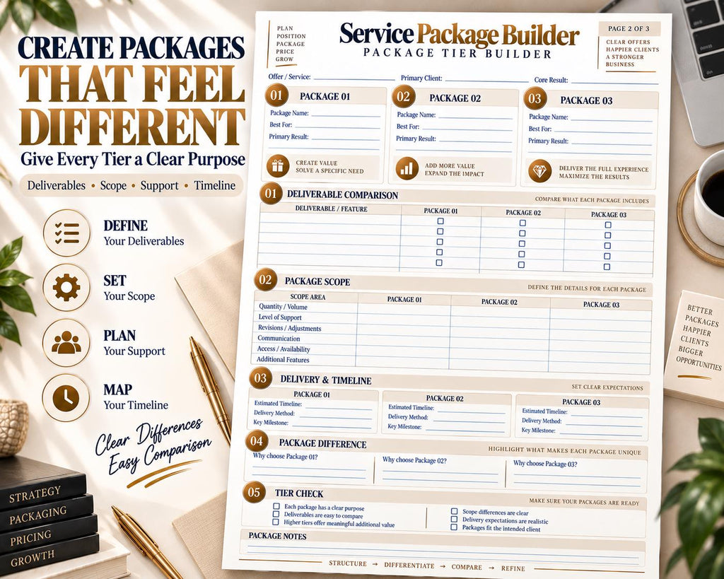 Multi-Page Service Package Builder — image 4 of 10