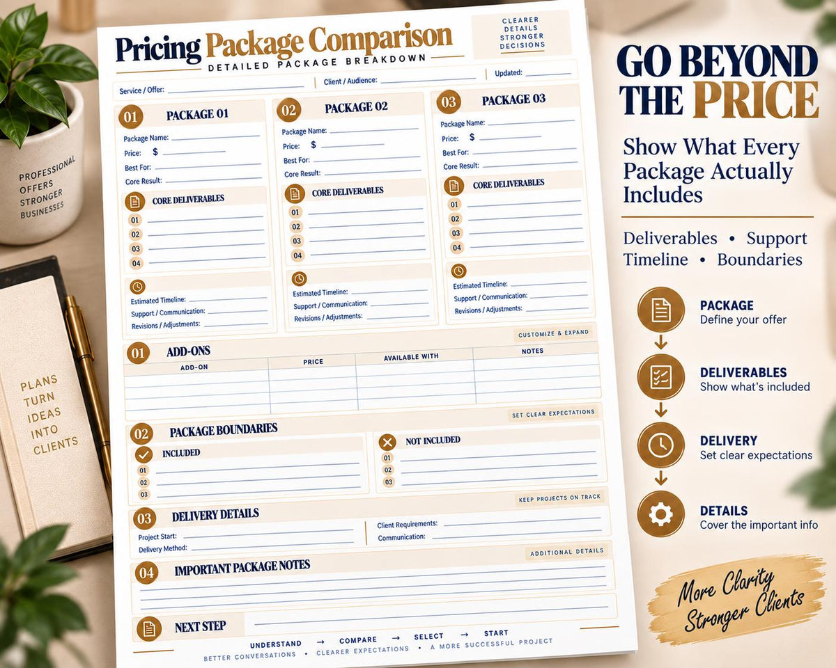 Multi-Page Pricing Package Comparison — image 4 of 10