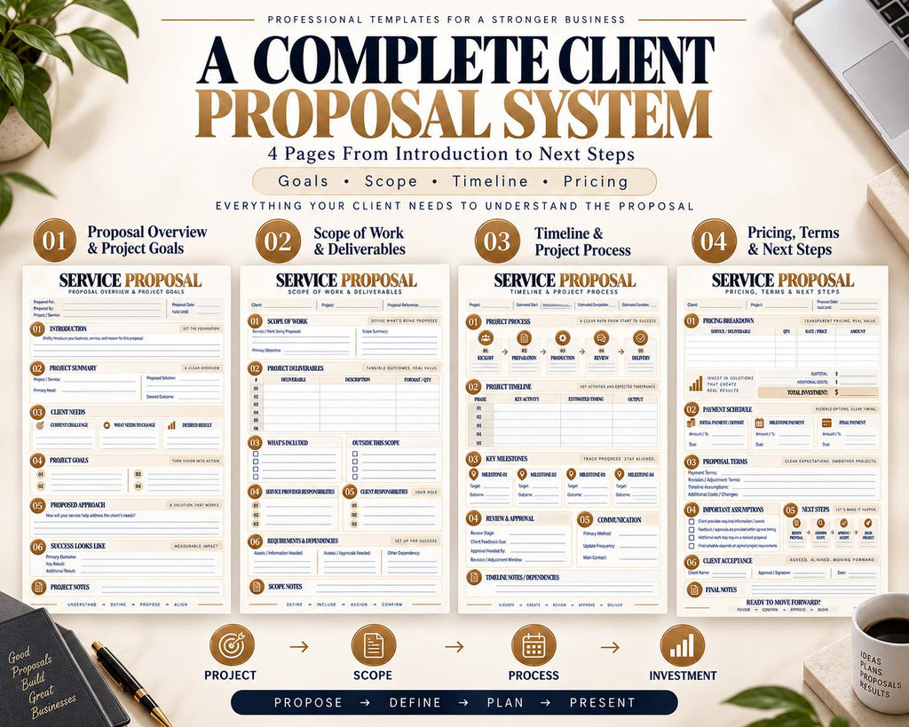 Multi-Page Service Proposal Template — image 2 of 10