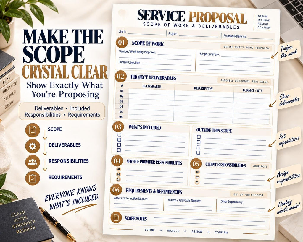 Multi-Page Service Proposal Template — image 4 of 10