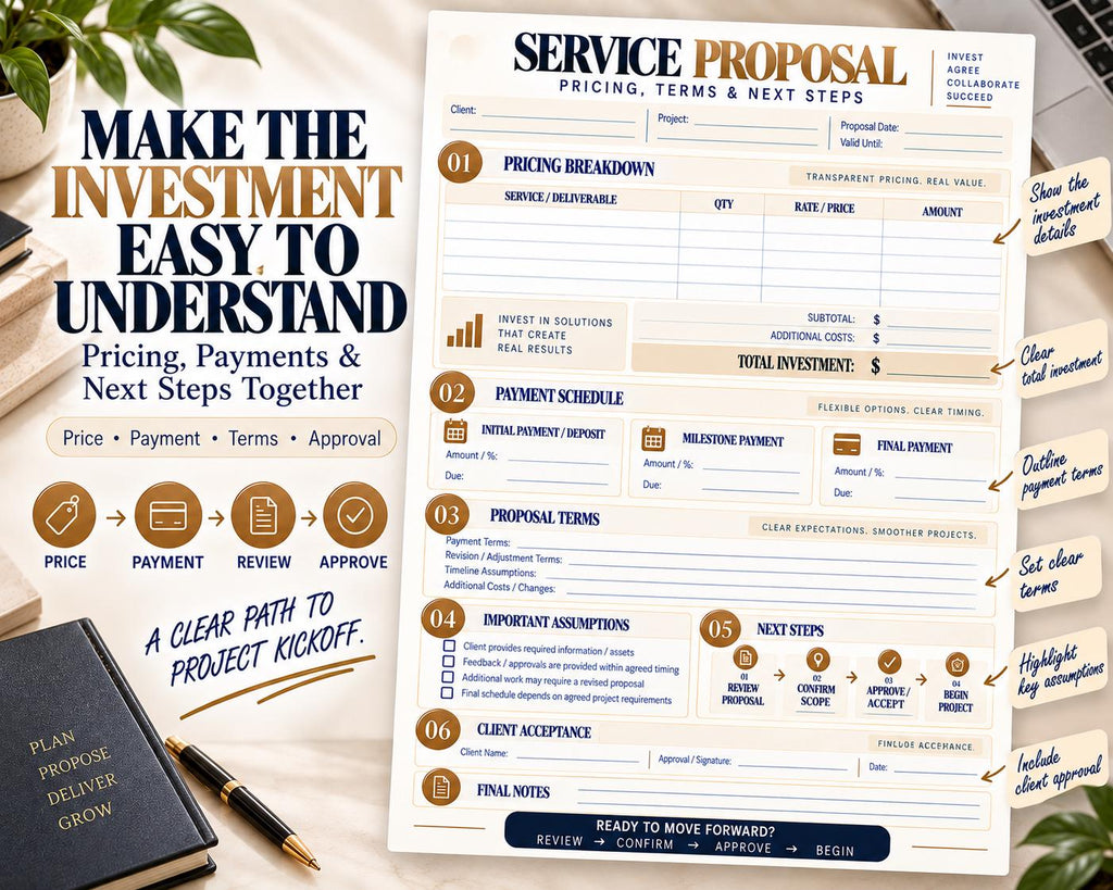 Multi-Page Service Proposal Template — image 6 of 10