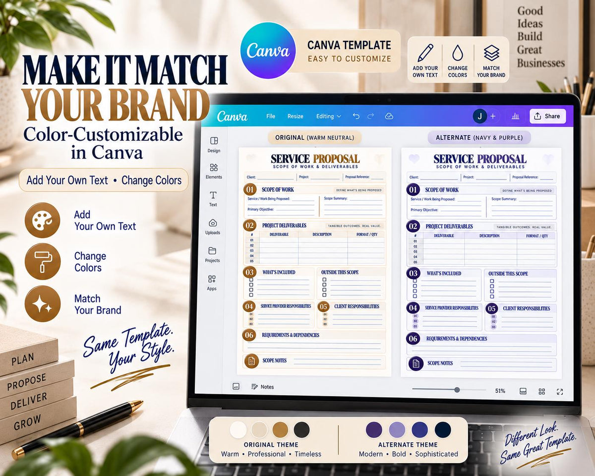 Multi-Page Service Proposal Template — image 9 of 10