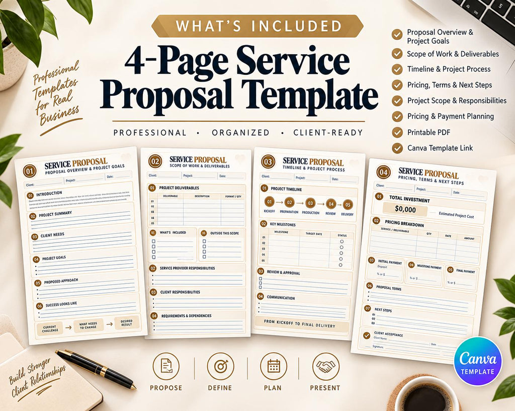 Multi-Page Service Proposal Template — image 10 of 10