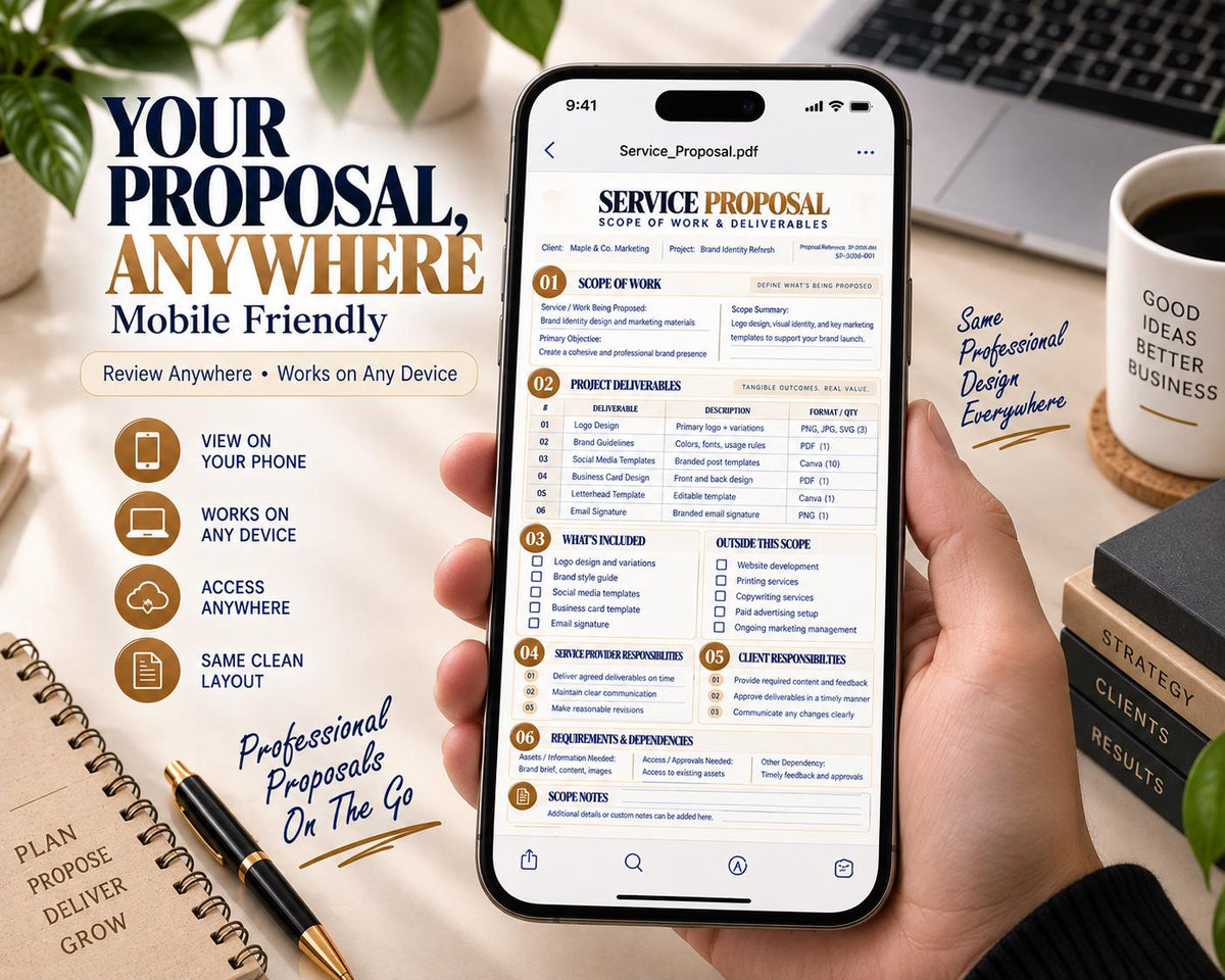 Multi-Page Service Proposal Template — image 8 of 10