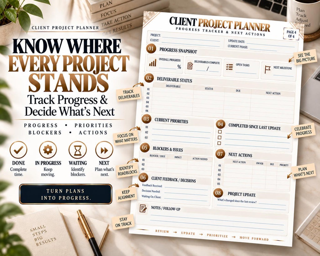 Multi-Page Client Project Planner — image 6 of 10