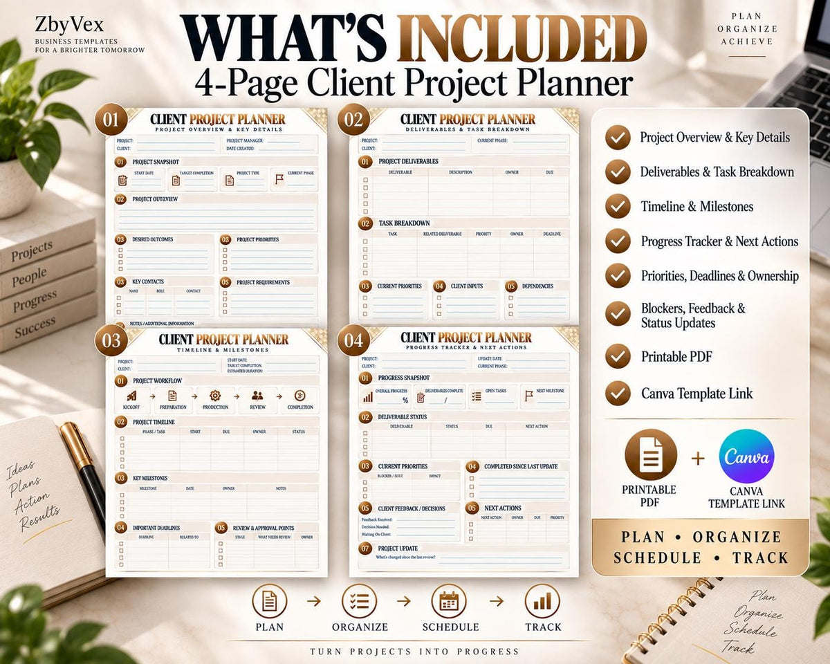 Multi-Page Client Project Planner — image 10 of 10
