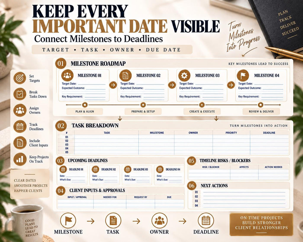 Multi-Page Client Project Timeline — image 6 of 10