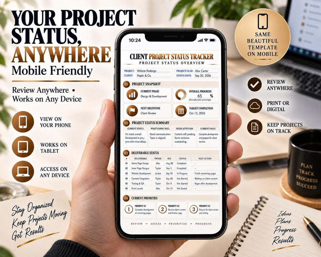 Multi-Page Client Project Status Tracker — image 8 of 10