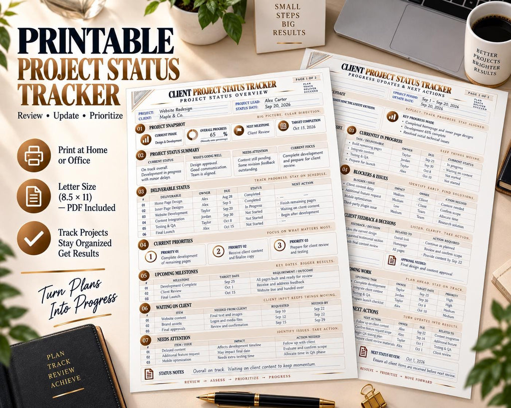 Multi-Page Client Project Status Tracker — image 7 of 10